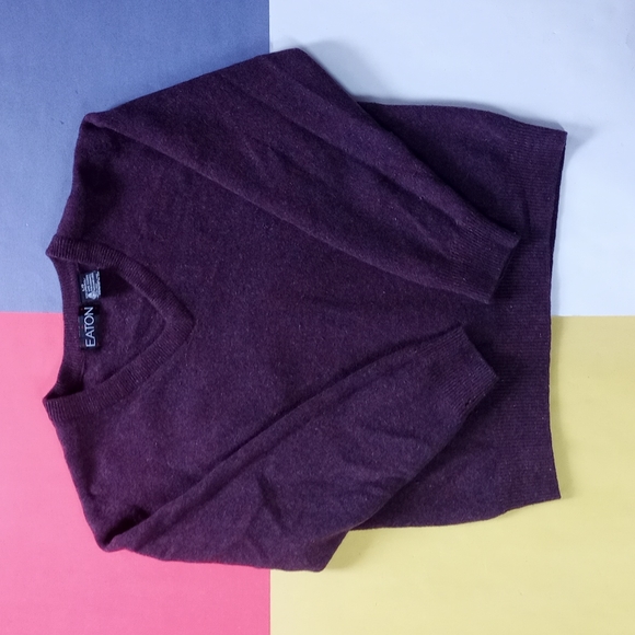 Vintage Eaton 100% Lambswool Sweater